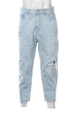 Blugi de bărbați Bershka, Mărime M, Culoare Albastru, Preț 123,99 Lei