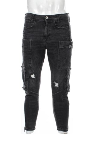 Męskie jeansy Zara, Rozmiar L, Kolor Czarny, Cena 60,99 zł