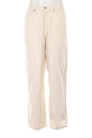 Pantaloni raiați de bărbați Urban Classics, Mărime S, Culoare Ecru, Preț 243,99 Lei