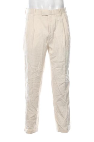 Męskie spodnie H&M, Rozmiar M, Kolor ecru, Cena 32,99 zł