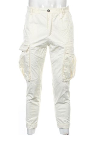 Męskie spodnie Takeshy Kurosawa, Rozmiar M, Kolor ecru, Cena 116,99 zł