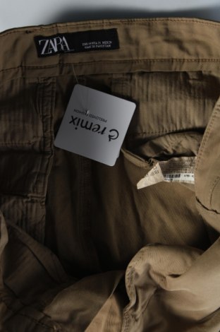 Męskie spodnie Zara, Rozmiar M, Kolor Brązowy, Cena 68,99 zł