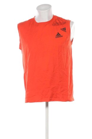 Herren Tanktop Adidas, Größe L, Farbe Orange, Preis € 13,99