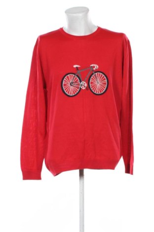 Ανδρικό πουλόβερ Andrews, Μέγεθος 3XL, Χρώμα Κόκκινο, Τιμή 14,99 €