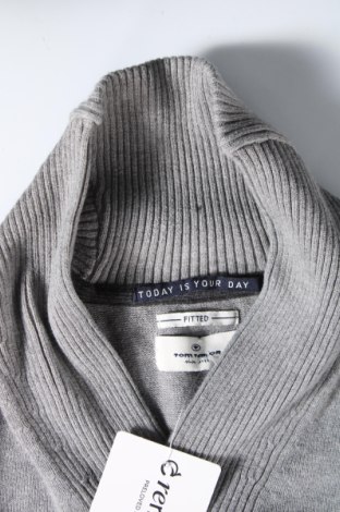 Męski sweter Tom Tailor, Rozmiar M, Kolor Szary, Cena 133,96 zł