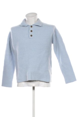 Ανδρικό πουλόβερ Zara, Μέγεθος M, Χρώμα Μπλέ, Τιμή 16,37 €