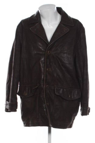 Geacă de piele pentru bărbati Banana Republic, Mărime L, Culoare Maro, Preț 604,73 Lei