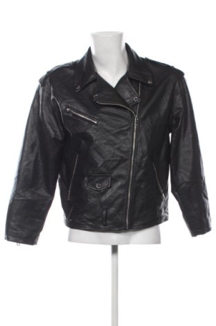 Męska skórzana kurtka Jennyfer, Rozmiar XL, Kolor Czarny, Cena 131,99 zł
