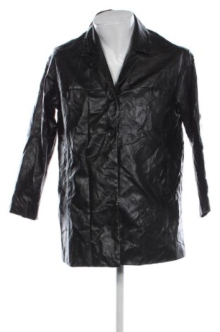 Pánska kožená bunda  SHEIN, Veľkosť S, Farba Čierna, Cena  29,95 €