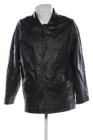 Ανδρικό δερμάτινο μπουφάν Unbranded, Μέγεθος L, Χρώμα Μαύρο, Τιμή 54,67 €