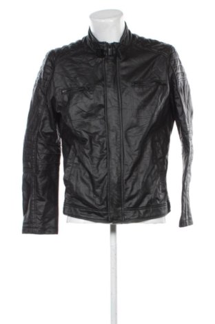 Ανδρικό δερμάτινο μπουφάν Zara, Μέγεθος XL, Χρώμα Μαύρο, Τιμή 25,99 €