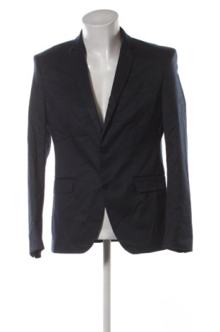 Ανδρικό σακάκι Zara, Μέγεθος L, Χρώμα Μπλέ, Τιμή 33,99 €
