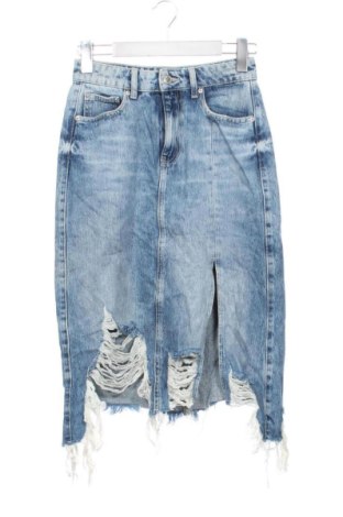 Fustă Bershka, Mărime XS, Culoare Albastru, Preț 91,99 Lei