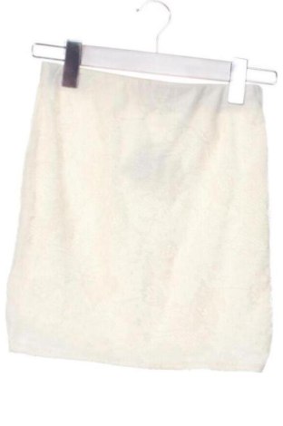 Rock Bershka, Größe XXS, Farbe Ecru, Preis € 9,78