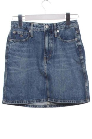 Rock Calvin Klein Jeans, Größe XS, Farbe Blau, Preis 45,99 €