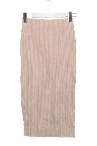 Fustă H&M, Mărime XXS, Culoare Bej, Preț 72,99 Lei