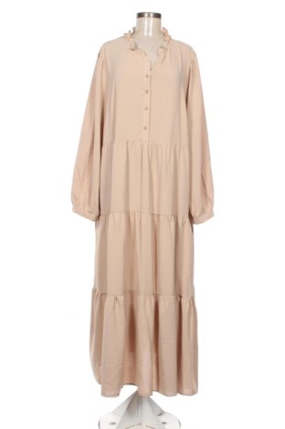 Kleid SHEIN, Größe 4XL, Farbe Beige, Preis 25,99 €