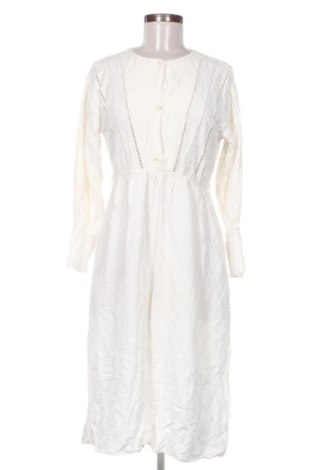 Kleid Zara, Größe M, Farbe Ecru, Preis 17,46 €