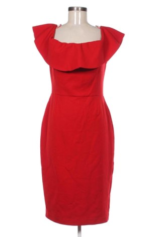 Kleid Zara, Größe L, Farbe Rot, Preis 17,00 €