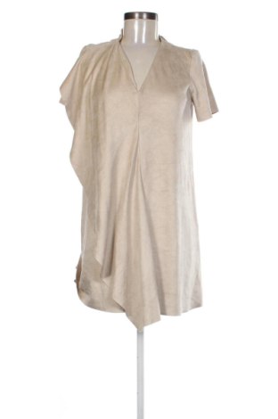 Kleid Zara, Größe S, Farbe Beige, Preis 17,99 €