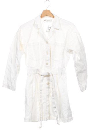 Sukienka Zara, Rozmiar XS, Kolor ecru, Cena 126,03 zł