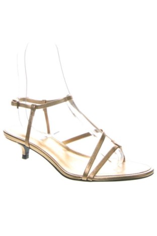 Σανδάλια Massimo Dutti, Μέγεθος 37, Χρώμα Χρυσαφί, Τιμή 84,35 €