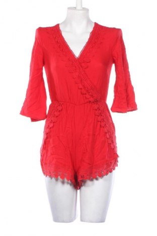 Női rövid overál H&M Divided, Méret S, Szín Piros, Ár 1 469 Ft