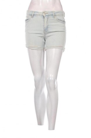 Damskie szorty Bershka, Rozmiar S, Kolor Niebieski, Cena 20,99 zł