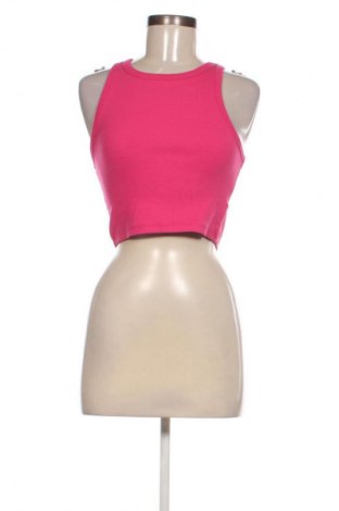 Damska koszulka na ramiączkach Sinsay, Rozmiar L, Kolor Różowy, Cena 22,71 zł