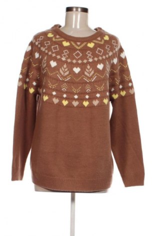 Γυναικείο πουλόβερ Bpc Bonprix Collection, Μέγεθος XL, Χρώμα Καφέ, Τιμή 1,99 €