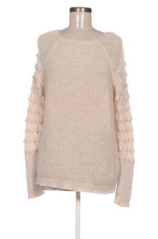 Damski sweter Trendyol, Rozmiar L, Kolor Beżowy, Cena 39,99 zł