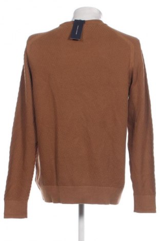Męski sweter Tommy Hilfiger, Rozmiar XXL, Kolor Brązowy, Cena 243,99 zł