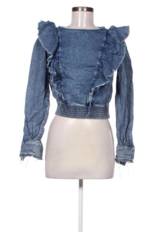 Bluzka damska Bershka, Rozmiar XS, Kolor Niebieski, Cena 26,99 zł