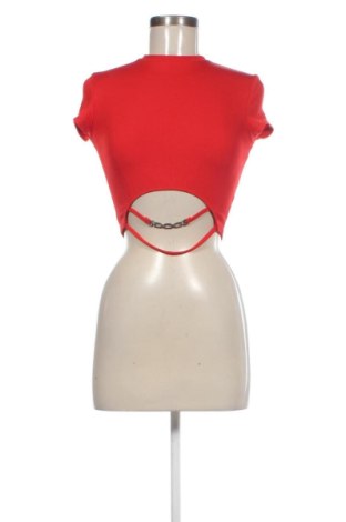 Damen Shirt Bershka, Größe S, Farbe Rot, Preis € 6,99