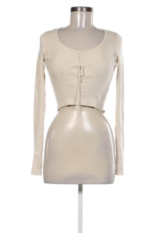Damen Shirt Bershka, Größe XS, Farbe Beige, Preis € 5,99