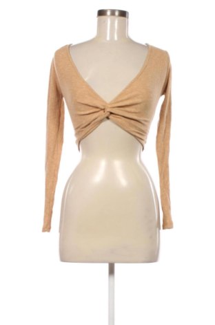 Damen Shirt Bershka, Größe XS, Farbe Beige, Preis € 12,99