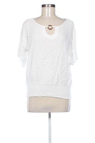 Γυναικεία μπλούζα Body Flirt, Μέγεθος L, Χρώμα Λευκό, Τιμή 10,99 €