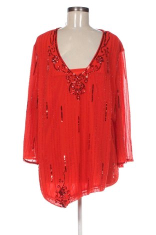Dámska blúza Bpc Bonprix Collection, Veľkosť 3XL, Farba Červená, Cena  9,95 €