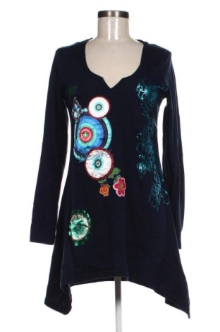 Bluză de femei Desigual, Mărime L, Culoare Albastru, Preț 142,72 Lei