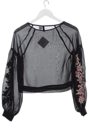 Γυναικεία μπλούζα H&M Divided, Μέγεθος XS, Χρώμα Μαύρο, Τιμή 8,99 €