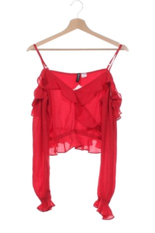 Bluză de femei H&M Divided, Mărime M, Culoare Roșu, Preț 60,99 Lei