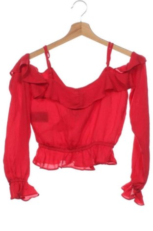 Γυναικεία μπλούζα H&M Divided, Μέγεθος XXS, Χρώμα Κόκκινο, Τιμή 4,99 €