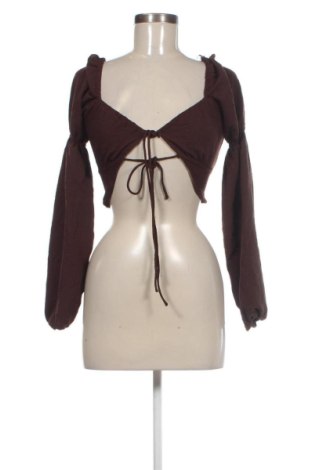 Γυναικεία μπλούζα H&M Divided, Μέγεθος XS, Χρώμα Καφέ, Τιμή 11,99 €