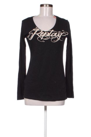 Дамска блуза Replay, Размер M, Цвят Черен, Цена 30,00 €
