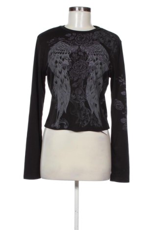 Дамска блуза Romwe, Размер M, Цвят Черен, Цена 9,78 €