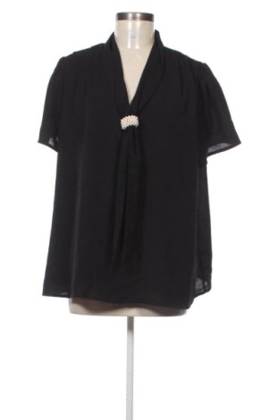 Дамска блуза SHEIN, Размер XXL, Цвят Черен, Цена 10,22 €