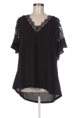 Bluzka damska SHEIN, Rozmiar 4XL, Kolor Czarny, Cena 51,99 zł