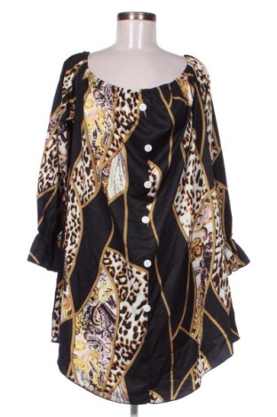 Γυναικεία μπλούζα SHEIN, Μέγεθος 3XL, Χρώμα Πολύχρωμο, Τιμή 11,99 €