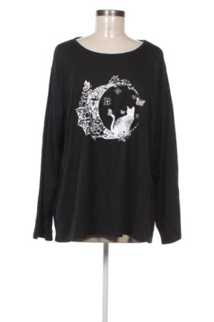 Дамска блуза SHEIN, Размер 4XL, Цвят Черен, Цена 10,22 €