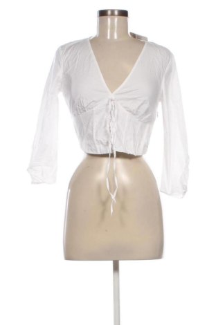 Damen Shirt Stradivarius, Größe S, Farbe Weiß, Preis € 6,99